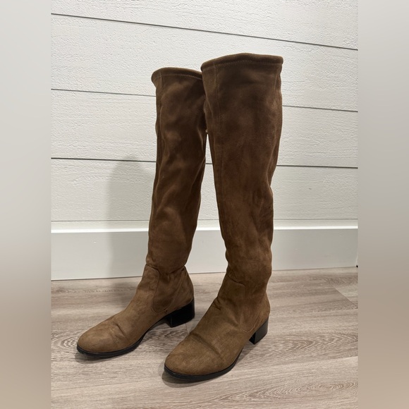 Zara Suede Brown Boots - Picture 3 of 8